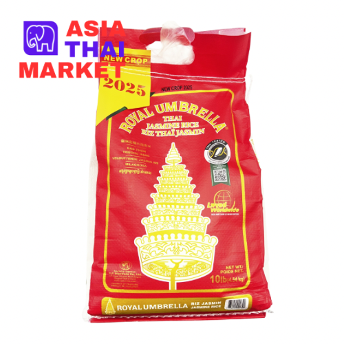Thai Jasmine Rice Royal Umbrella Brand 4.54kg