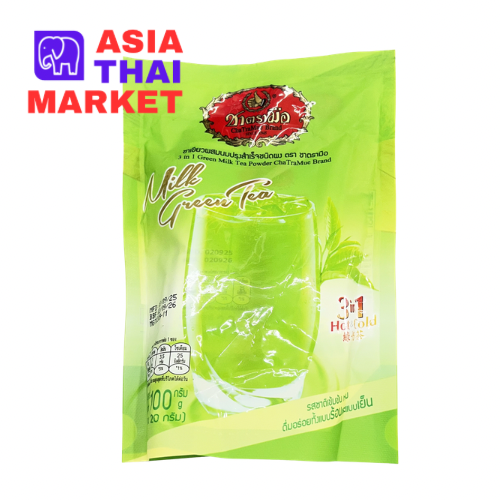Milk Green Tea Powder ChaTraMue Brand 100g