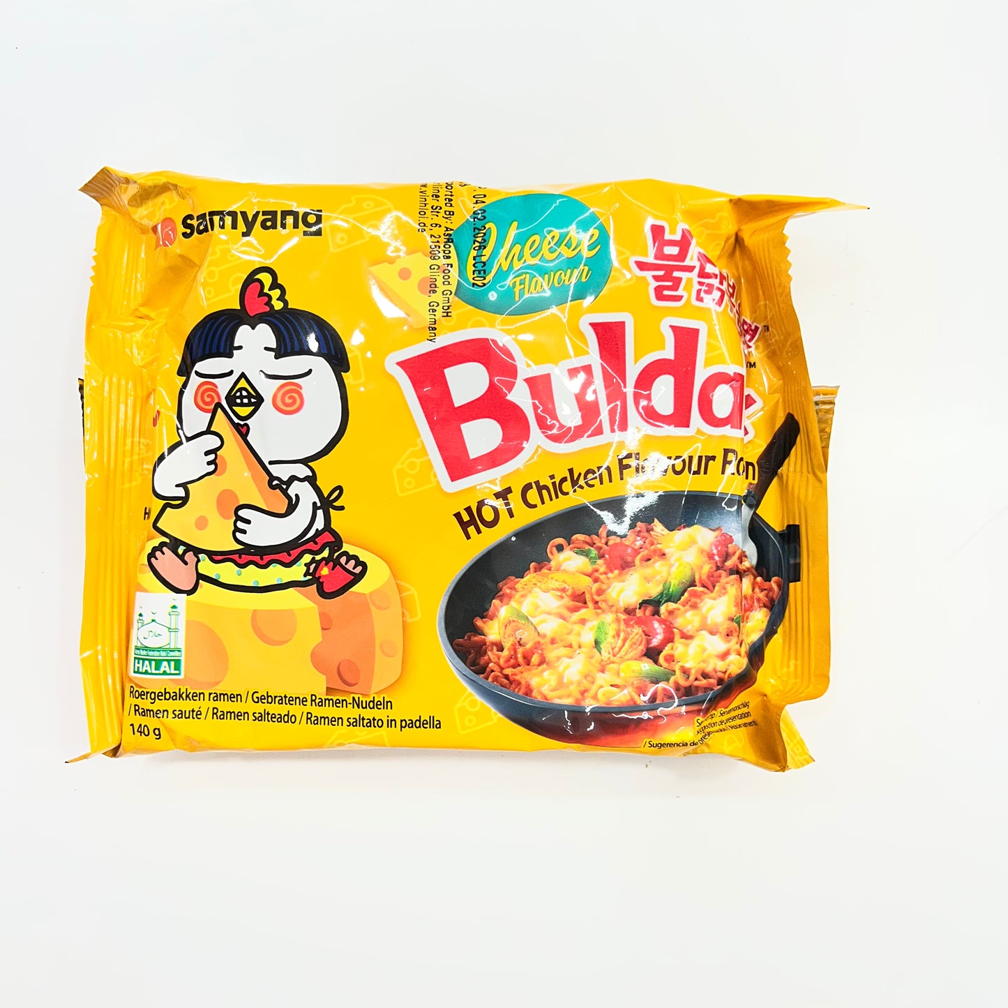 SAMYANG Tallarines Sabor Queso Picante 130g (Cheese Flavour)