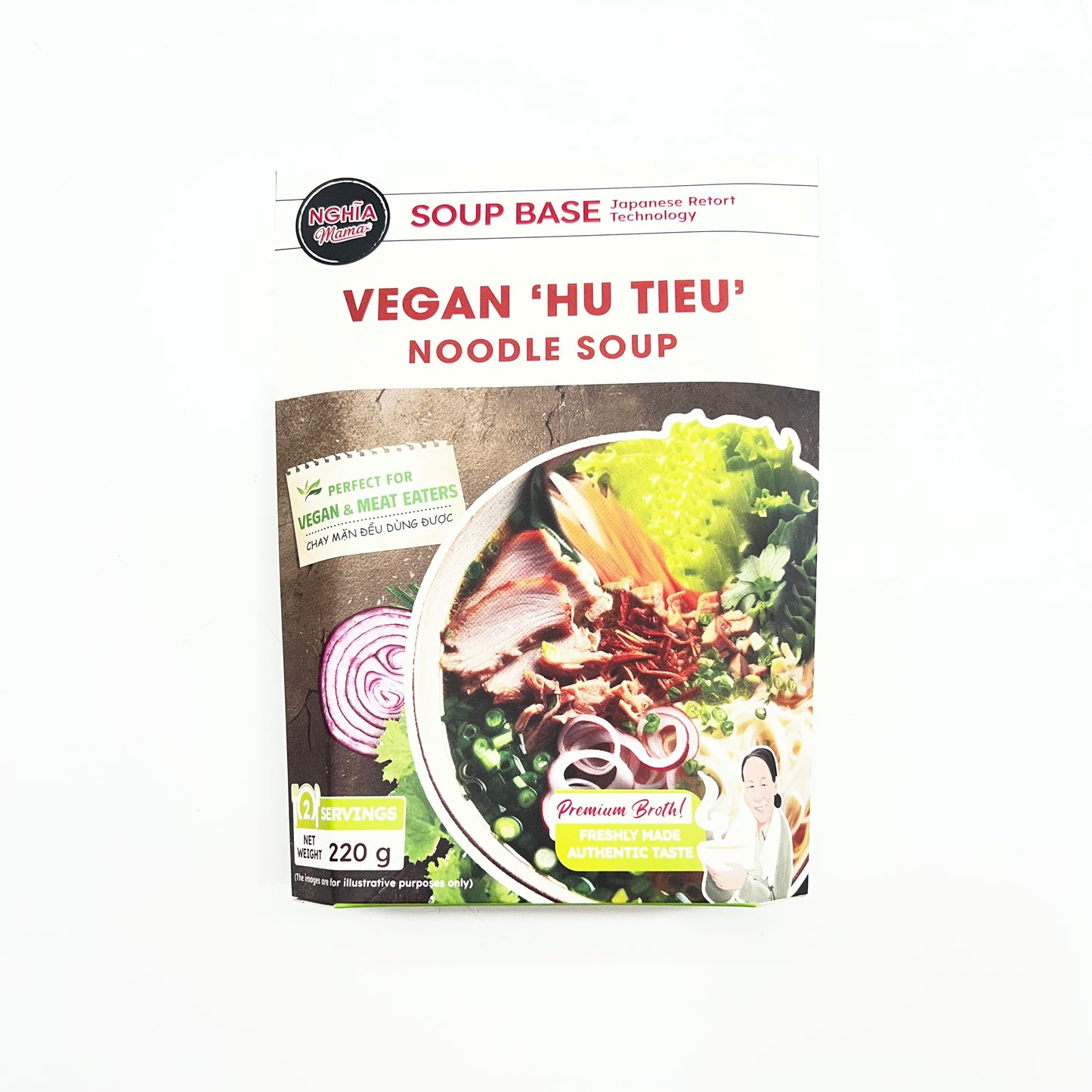 NGHIA MAMA Vegan Hu Tieu Noodle Soup 220g
