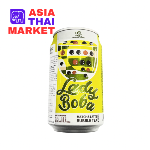 Lady Boba Matcha Latte Bubble Tea 315ml