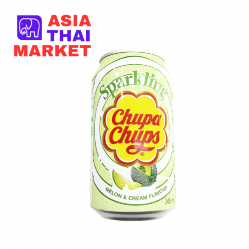 Chupa Chups Sparkling Melon & Cream Flavour 345ml