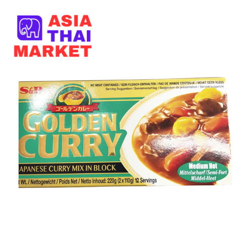 Golden Curry Japanese Curry Mix in Block for 12 Servings