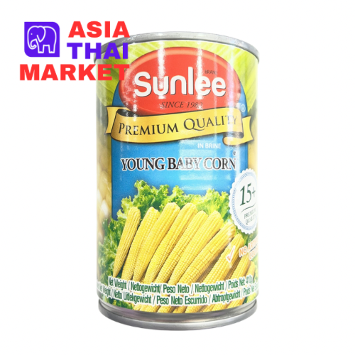 Sunlee Young Baby Corn 410g