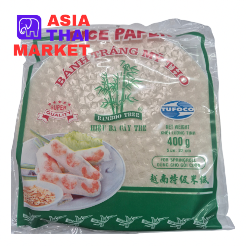 Rice paper for spring roll 400g แผ่นปอเปี๋ยะ