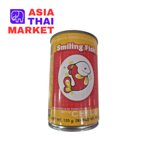 Smiling fish Mackerel in Tomato sauce with chili 155g