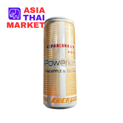 Energy Drink Powerking Pineapple & Coconut 250ml