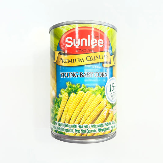 Sunlee Young Baby Corn 410g